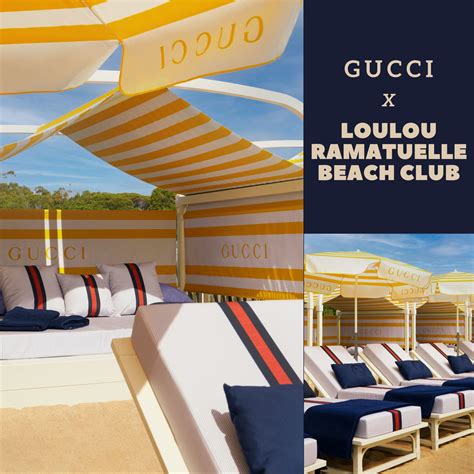 gucci lou lou st tropez|Gucci x Loulou Ramatuelle Beach Club .